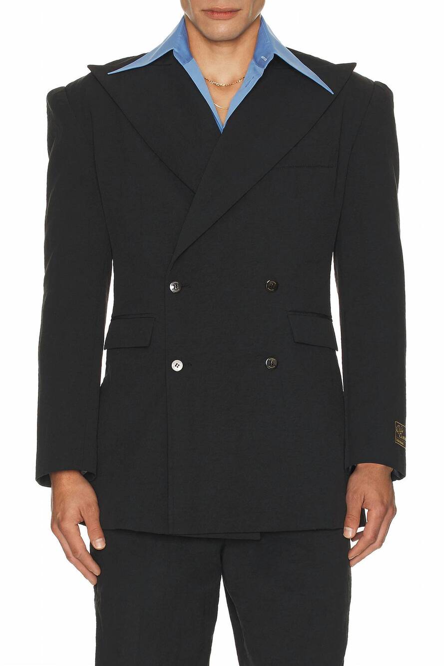 NEW WILLY CHAVARRIA men's heretic blazer in black